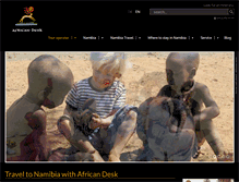 Tablet Screenshot of africandesk.com